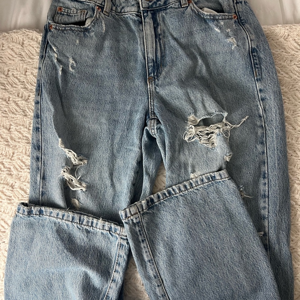 Garage straight Light Blue Jeans